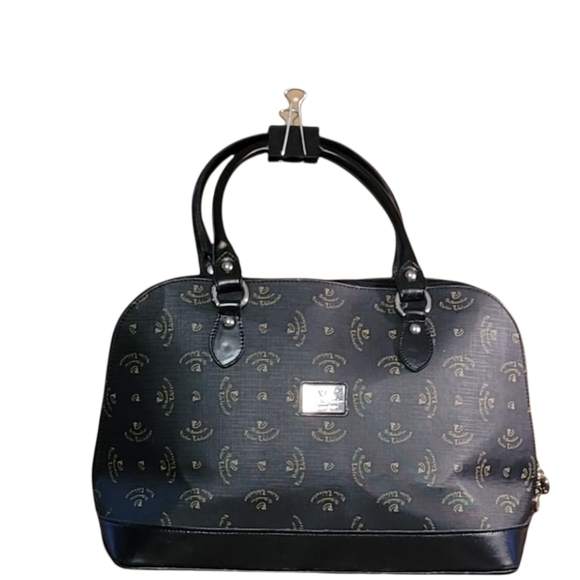 Women Vintage Large Bucket Purse By Walter Valentino/ Women Designer Purses/ Wom - Picture 4 of 8